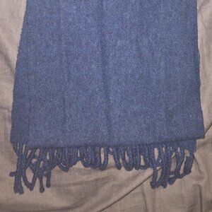 Made in Scotland Johnston of Elgin Navy Scarf